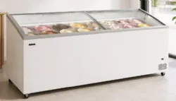 Congélateurs vitrés de crème glacée Congélateurs vitrés de crème glacée