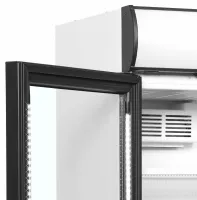 Photo 3 - Réfrigérateur professionnel à boissons 1 porte vitrée blanc positif - cev425cp 2 led l/h - tefcold - Tefcold - CEV425CP 2 LED L/H
