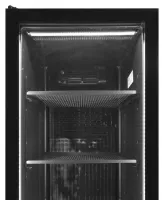 Photo 4 - Réfrigérateur professionnel à boissons 1 porte vitrée noir positif - scu1425 frameless l/h - tefcold - Tefcold - SCU1425 FRAMELESS L/H