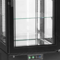 Photo 3 - Armoire réfrigérée professionnelle 1 porte vitrée noire capacité 248 l - upd400-c - tefcold - Tefcold - UPD400-C