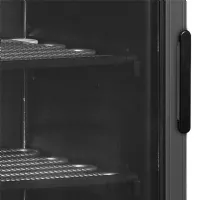 Photo 2 - Vitrine négative professionnelle 1 porte vitrée chauffée chromé 270 l - ufsc371g black l/h - tefcold - Tefcold - UFSC371G Black L/H