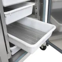 Photo 2 - Refroidisseur gastronomique professionnel poisson volume net 507 l statique porte pleine réversible - rks600 - tefcold - Tefcold - RKS600