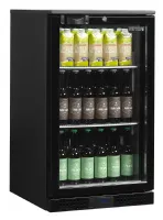 Photo 2 - Réfrigérateur d'arrière-bar professionnel 1 porte vitrée positif 92 litres - db106h - tefcold - Tefcold - DB106H