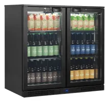 Photo 2 - Arrière-bar professionnelle 2 portes vitrées 182 litres positive - ba26h - tefcold - Tefcold - BA26H