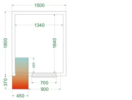 Chambre froide positive isolation 42 kg/m³ - CRPF1518 - Tefcold - Tefcold - CRPF1518 Chambre froide positive isolation 42 kg/m³ - CRPF1518 - Tefcold - Tefcold - CRPF1518