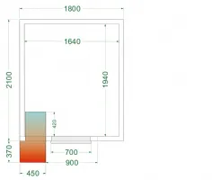 Chambre froide positive isolation 42 kg/m³ - crpf1821 - tefcold - Tefcold - CRPF1821 Chambre froide positive isolation 42 kg/m³ - crpf1821 - tefcold - Tefcold - CRPF1821