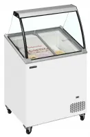 Photo 2 - Congélateur professionnel à crème glacée couvercle de service incliné 144 l -24 à -14 °c 1760 mm - ic202sce-so - tefcold - Tefcold - IC202SCE-SO