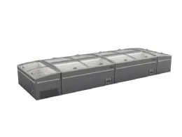 Photo 2 - Congélateur bahut professionnel gris tête de gondole 372 l dégivrage automatique - 7455.2660 - combisteel - Combisteel - 7455.2660