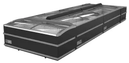 Photo 2 - Congélateur professionnel bahut noir 2125 mm 1005 l dégivrage manuel - 7072.0015 - combisteel - Combisteel - 7072.0015