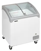 Congélateur coffre professionnel couvercles coulissants vitrés bombés 126 litres 4 roulettes freins - nic202sceb - tefcold - Tefcold - NIC202SCEB Congélateur coffre professionnel couvercles coulissants vitrés bombés 126 litres 4 roulettes freins - nic202sceb - tefcold - Tefcold - NIC202SCEB