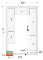 Étagère de rayonnage pour chambre froide crpf1824 inox - Tefcold - CRPF1827 SHELF Étagère de rayonnage pour chambre froide crpf1824 inox - Tefcold - CRPF1827 SHELF