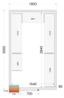 Étagère inox de rayonnage pour chambre froide crpf1830 - Tefcold - CRPF1830 SHELF Étagère inox de rayonnage pour chambre froide crpf1830 - Tefcold - CRPF1830 SHELF
