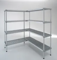 Photo 2 - Étagère inox en l de rayonnage pour chambre froide crnf1221 - Tefcold - CRNF1221 SHELF