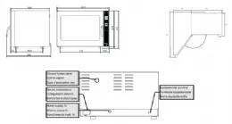 Photo 2 - Four professionnel à convection numérique triphasé 6 niveaux 600x400 - 0l0664e - vesta - Vesta - 0L0664E