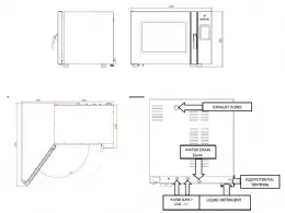 Photo 2 - Four professionnel à convection écran tactile lcd 6 niveaux 600x400 triphasé - 0v0664e - vesta - Vesta - 0V0664E