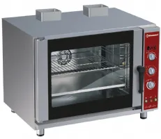 Four à convection professionnel gaz 5 niveaux EN 600x400 humidificateur automatique - PFG-52/S - Diamond - Diamond Promo - PFG-52/S
