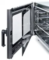 Photo 2 - Four à convection professionnel électrique triphasé 4 niveaux 600x400 mm humidificateur manuel - cpe644-e - diamond - Diamond promo - CPE644-E