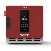 Four à cuisson électrique avec commandes mécaniques compact rouge monophasé - Mychef - QE11FR0D