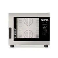 Four convection boulangerie électrique avec apport d'humidité 6 niveaux - Mychef - BSS6100D