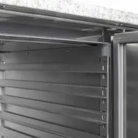 Photo 3 - Comptoir à pizza dessus granite, 2 portes, positif avec saladette - pt1310 + gvc38-200 - tefcold - Tefcold - PT1310 + GVC38-200