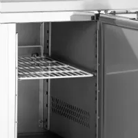 Photo 2 - Comptoir à pizza professionnel dessus granite 2 portes pleines positif - gp92 - tefcold - Tefcold - GP92