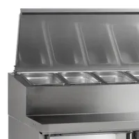 Photo 2 - Comptoir professionnel à 3 portes avec cuve de refroidissement pour gn1/3 positif - ss8300 - tefcold - Tefcold - SS8300