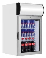 Photo 2 - Équipement professionnel blanc 1 porte vitrée positif 55 litres - fs80cp - tefcold - Tefcold - FS80CP