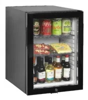 Photo 2 - Minibar professionnel noir 1 porte vitrée positive 34 litres - tm45gc - tefcold - Tefcold - TM45GC