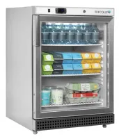 Photo 2 - Mini armoire réfrigérée 1 porte vitrée blanche - ur200sg - tefcold - Tefcold - UR200SG