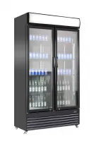 Réfrigérateur professionnel 2 portes vitrées noir 780 L positif 1120 mm - 7455.1394 - Combisteel Réfrigérateur professionnel 2 portes vitrées noir 780 L positif 1120 mm - 7455.1394 - Combisteel