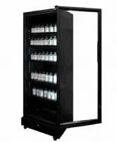 Photo 2 - Réfrigérateur professionnel 1 porte vitrée noir 400 l positif - 7086.0005 - combisteel - Combisteel - 7086.0005