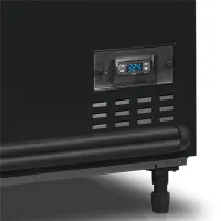 Photo 2 - Tête de gondole noire avec couvercles coulissants capacité 500 l - sfi185b hc-cf vs - tefcold - Tefcold - SFI185B HC-CF VS