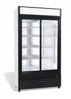 Réfrigérateur professionnel 2 portes vitrées coulissantes 750 L positif 1120 mm - 7455.1395 - Combisteel Réfrigérateur professionnel 2 portes vitrées coulissantes 750 L positif 1120 mm - 7455.1395 - Combisteel