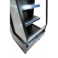 Photo 5 - Réfrigérateur professionnel noir positif 165 l façade ouverte - 7090.0005 - combisteel - Combisteel - 7090.0005