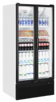 Photo 2 - Vitrine réfrigérée professionnelle 2 portes vitrées blanche positive 535 litres - fs890h - tefcold - Tefcold - FS890H