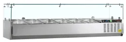 Unité de garniture réfrigérée couvercle vitré capacité 42,6 litres positive - gvc38-150 - tefcold - Tefcold - GVC38-150 Unité de garniture réfrigérée couvercle vitré capacité 42,6 litres positive - gvc38-150 - tefcold - Tefcold - GVC38-150