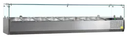 Vitrine réfrigérée professionnelle couvercle inox capacité 69 litres positive - vk38-180 - tefcold - Tefcold - VK38-180 Vitrine réfrigérée professionnelle couvercle inox capacité 69 litres positive - vk38-180 - tefcold - Tefcold - VK38-180