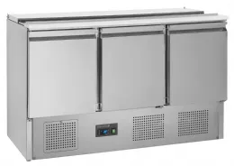 Comptoir professionnel pour saladette 3 portes pleines positif - SA1365 - Tefcold - Tefcold - SA1365 Comptoir professionnel pour saladette 3 portes pleines positif - SA1365 - Tefcold - Tefcold - SA1365