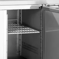 Photo 2 - Comptoir professionnel 2 portes pleines 225 litres positif - gs91 - tefcold - Tefcold - GS91