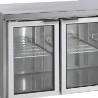 Photo 2 - Comptoir réfrigéré professionnel 3 portes vitrées positif 402 l - ck7310g - tefcold - Tefcold - CK7310G
