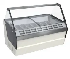 Vitrine à crème glacée professionnelle 16 bacs de 5 litres négative 1590 mm - 7472.0115 - combisteel - Combisteel - 7472.0115 Vitrine à crème glacée professionnelle 16 bacs de 5 litres négative 1590 mm - 7472.0115 - combisteel - Combisteel - 7472.0115