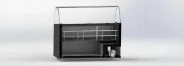 Photo 6 - Vitrine à crème glacée professionnelle noire 10 bacs de 5 l 454 l 1439 mm - 7472.0134 - combisteel - Combisteel - 7472.0134