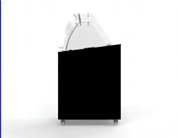 Photo 5 - Vitrine à crème glacée professionnelle noire 6 bacs de 5 l 231 l 909 mm - 7472.0124 - combisteel - Combisteel - 7472.0124