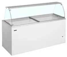 Vitrine à glace professionnelle statique 489 l, 14 bacs de 5 l + 2 bacs de 2,5 l - ida600-w1+ - tefcold - Tefcold - IDA600-W1+ Vitrine à glace professionnelle statique 489 l, 14 bacs de 5 l + 2 bacs de 2,5 l - ida600-w1+ - tefcold - Tefcold - IDA600-W1+