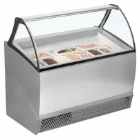 Vitrine glacée professionnelle ventilée avec 255 l de capacité -20 à -14 °c, 0.59 m² - bermuda rv10 - tefcold - Tefcold - BERMUDA RV10 Vitrine glacée professionnelle ventilée avec 255 l de capacité -20 à -14 °c, 0.59 m² - bermuda rv10 - tefcold - Tefcold - BERMUDA RV10
