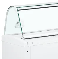 Photo 2 - Vitrine à glace professionnelle ventilée napoli façade bombée -18 à -14 °c - fiji 6 - tefcold - Tefcold - FIJI 6