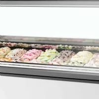 Photo 2 - Vitrine professionnelle négative pour 20 bacs de glace 201 l - millennium st20 - tefcold - Tefcold - MILLENNIUM ST20