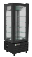 Vitrine pâtisserie réfrigérée professionnelle 400 l noire positive 650 mm - 7450.0845 - combisteel - Combisteel - 7450.0845