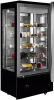 Vitrine pâtisserie réfrigérée 400 l noire positive 800 mm - 7489.5385 - combisteel - Combisteel - 7489.5385