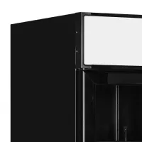 Photo 3 - Vitrine professionnelle positive noire 1 porte vitrée - lgc2500b - tefcold - Tefcold - LGC2500B